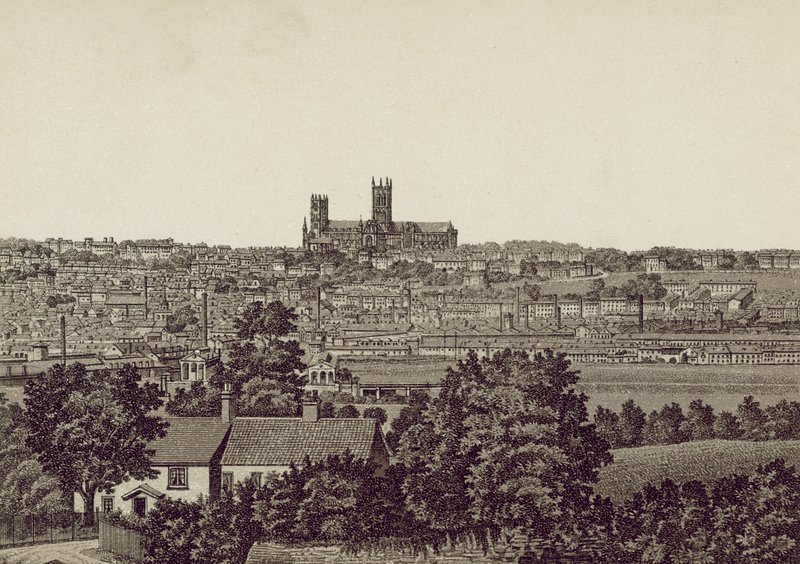 Lincoln (litografi) af English School