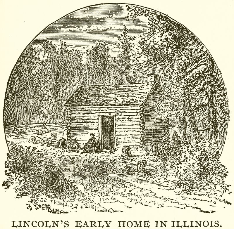 Lincolns tidlige hjem i Illinois af English School