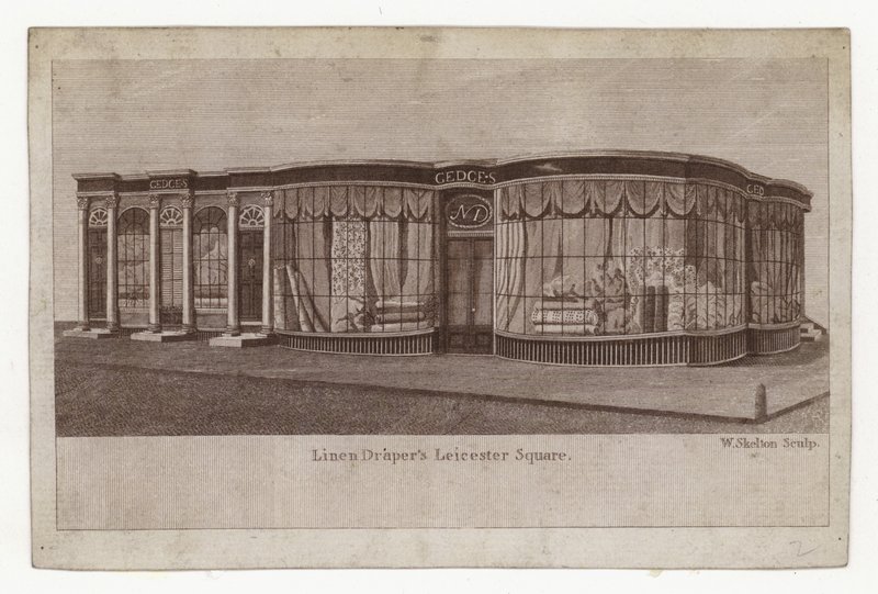 Linneddraper, Gedges, byttekort. af English School