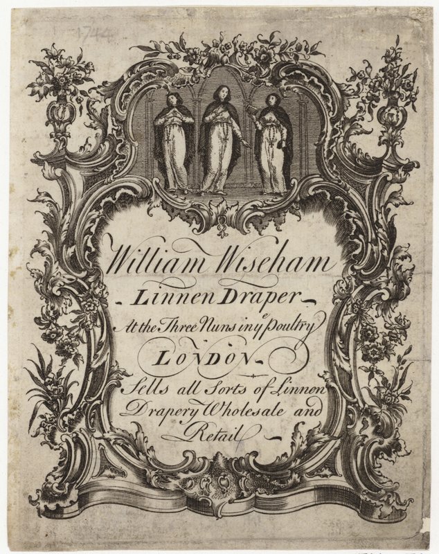 Linen Draper, William Wiseham, byttekort af English School