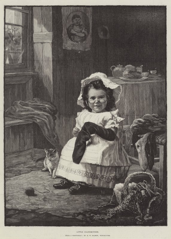 Lille bedstemor (gravering) af English School