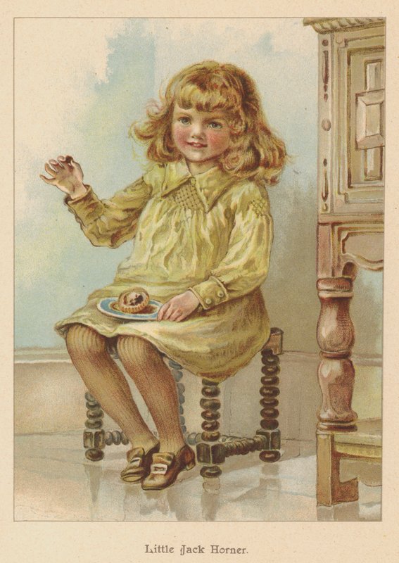 Lille Jack Horner (chromolitho) af English School