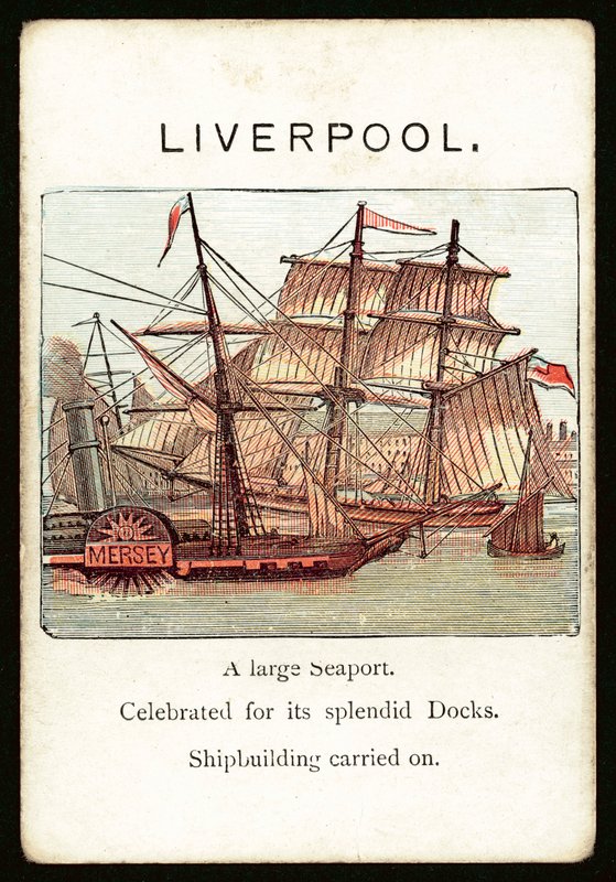 Liverpool (farve litho) af English School