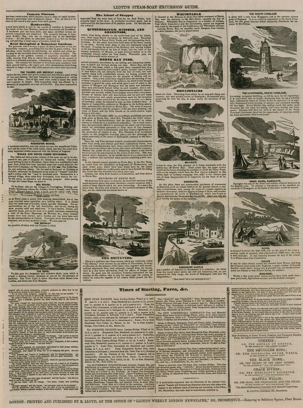 Lloyds Steam-Boat Udflugtsguide af English School