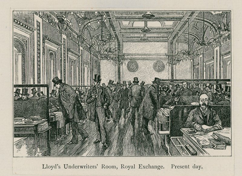 Lloyds Underwriters Room, Royal Exchange af English School