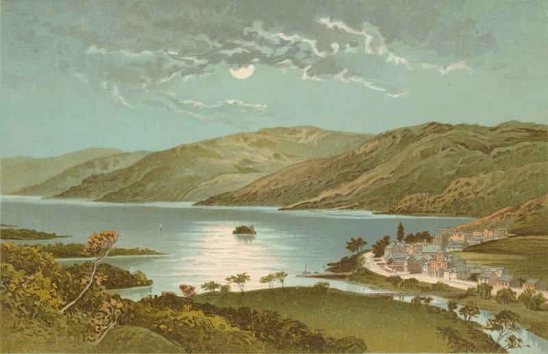 Loch Earn og St Fillans af English School