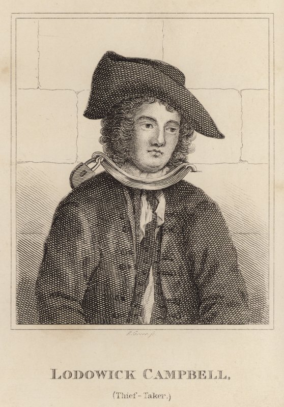 Lodowick Campbell, Tyvfanger af English School