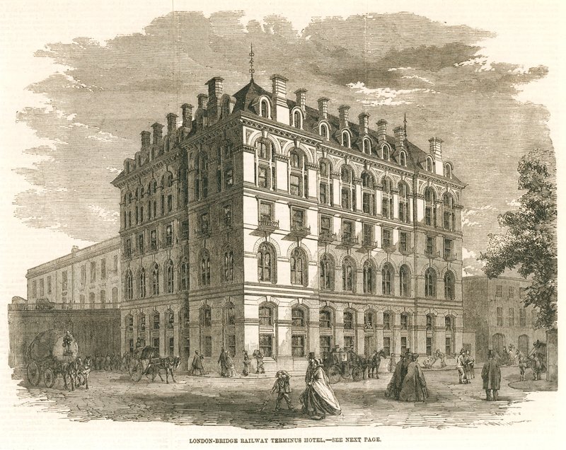London Bridge Railway Terminus Hotel af English School