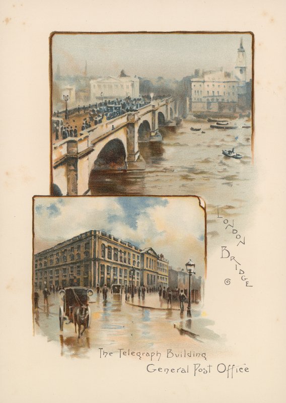 London Bridge, The Telegraph Building, General Post Office af English School