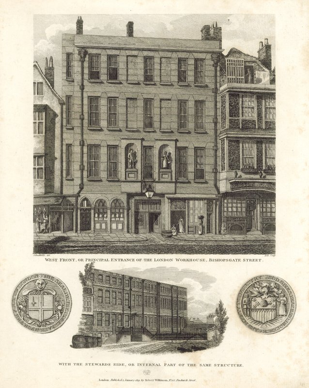 London Workhouse, Bishopsgate Street af English School