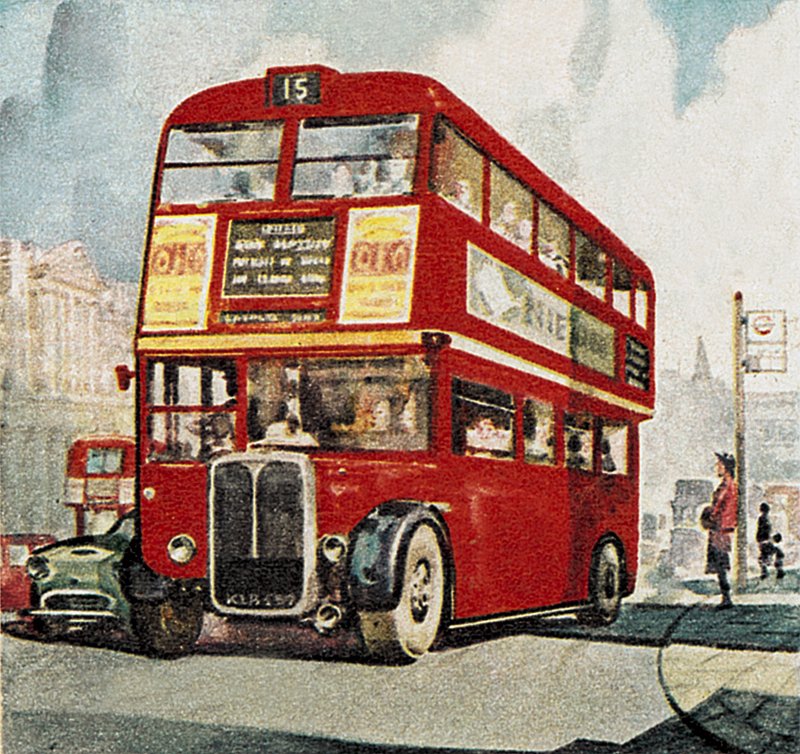London bus af English School