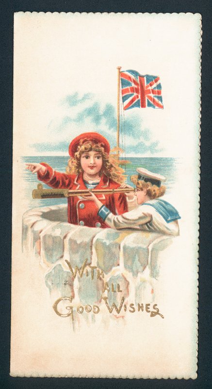 Ser ud til havet, julekort af English School
