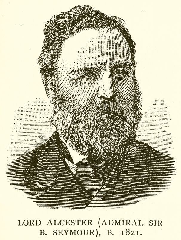 Lord Alcester (admiral Sir B. Seymour), F. 1821 af English School