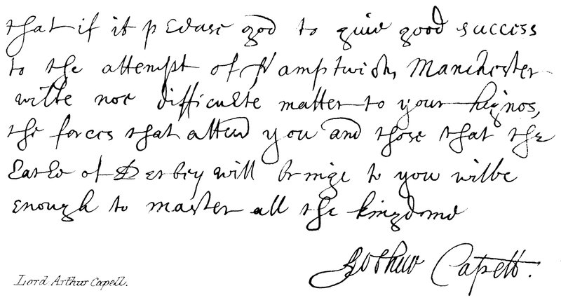 Lord Arthur Capell af English School
