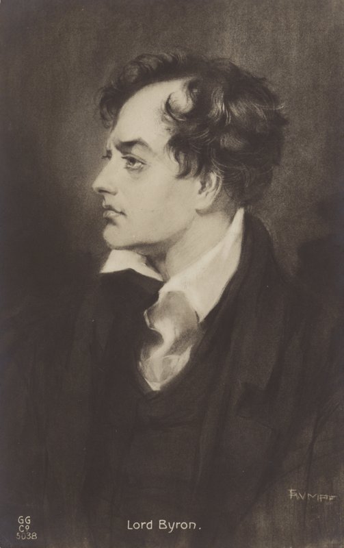 Lord Byron (1788-1824), engelsk digter af English School