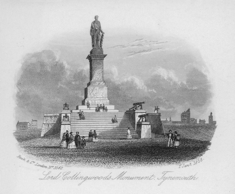 Lord Collingwoods monument, Tynemouth af English School