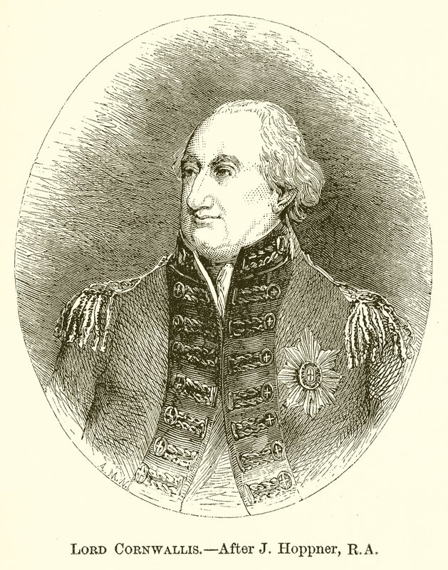 Lord Cornwallis af English School