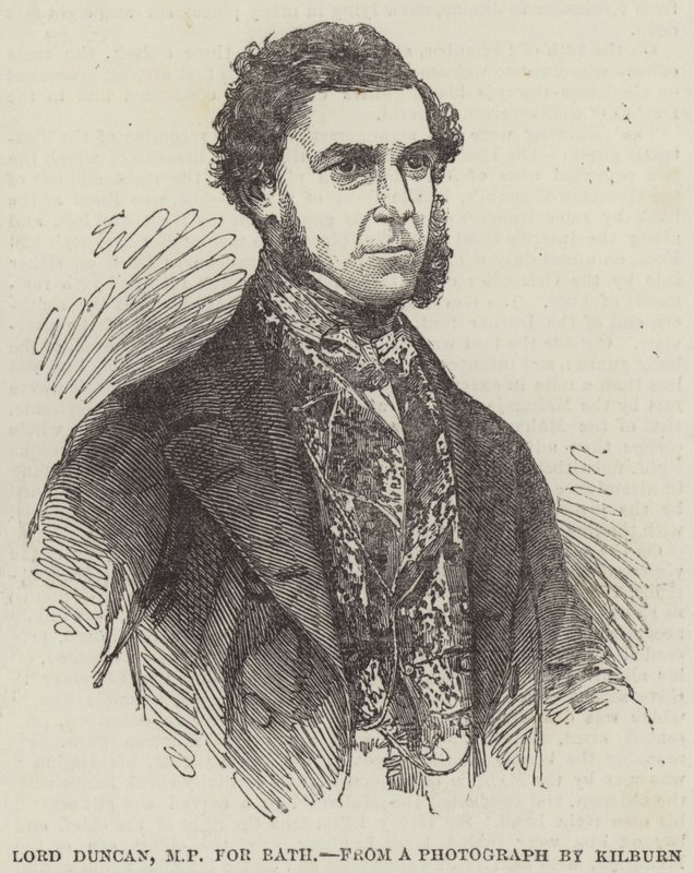 Lord Duncan, MP for Bath (gravering) af English School