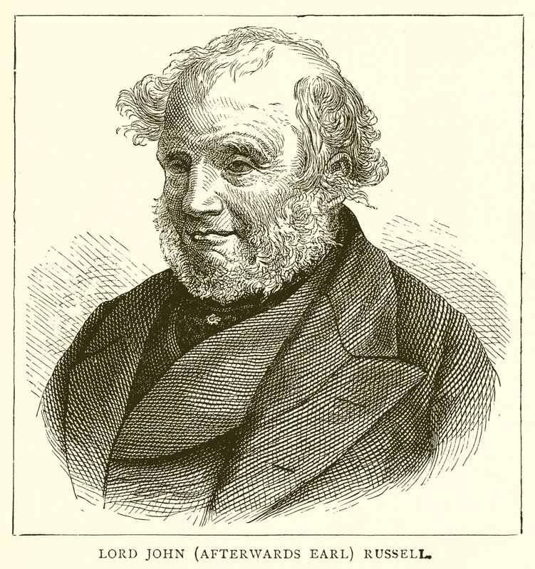 Lord John (bagefter Earl) Russell af English School