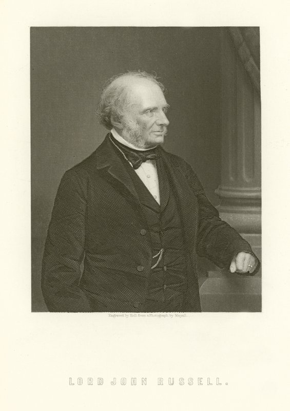 Lord John Russell af English School