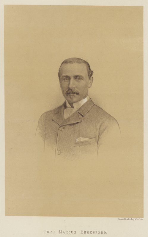 Lord Marcus Beresford (litho) af English School