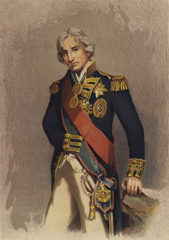 Lord Nelson (farvelitografi) af English School