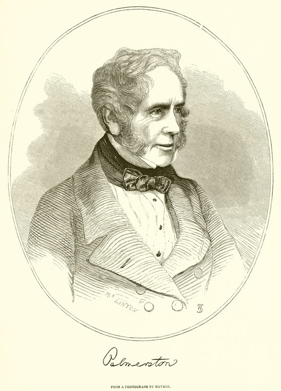 Lord Palmerston af English School