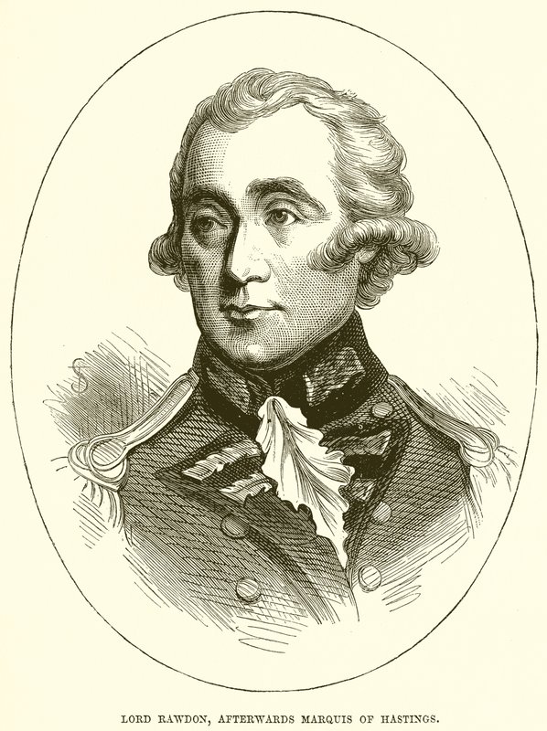 Lord Rawdon, bagefter Marquis of Hastings af English School