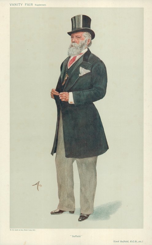Lord Suffield, Suffield, 17. juli 1907, Vanity Fair tegneserie af English School