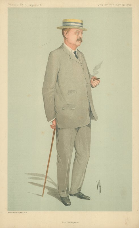 Lord Waldegrave, Earl Waldegrave, 9. oktober 1912, Vanity Fair tegneserie af English School