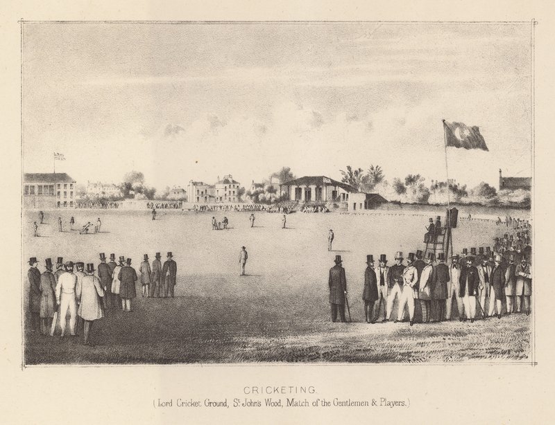 Lords Cricket Ground, S Johns Wood, Match of the Gentlemen and Players af English School
