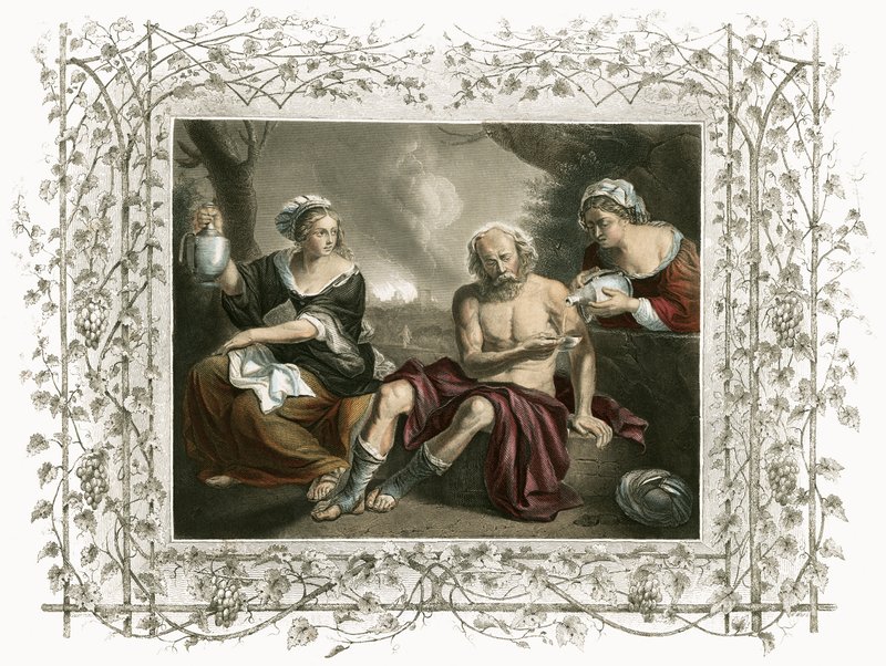 Lot og hans døtre af English School