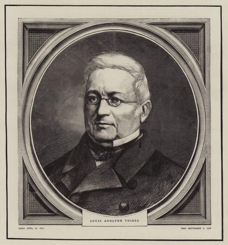 Louis Adolphe Thiers (gravering) af English School