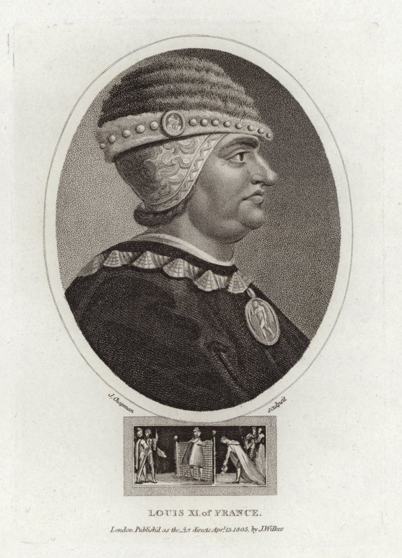 Ludvig XI af Frankrig af English School