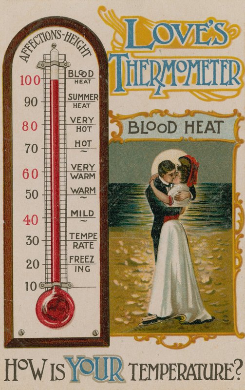 Loves Thermometer - Hows Your Temperature?, 1913 af English School