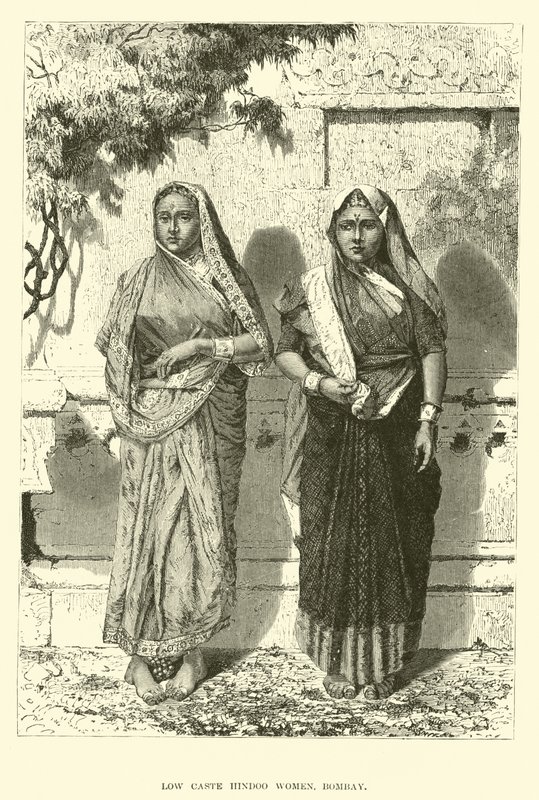 Low Caste Hindoo women, Bombay  af English School
