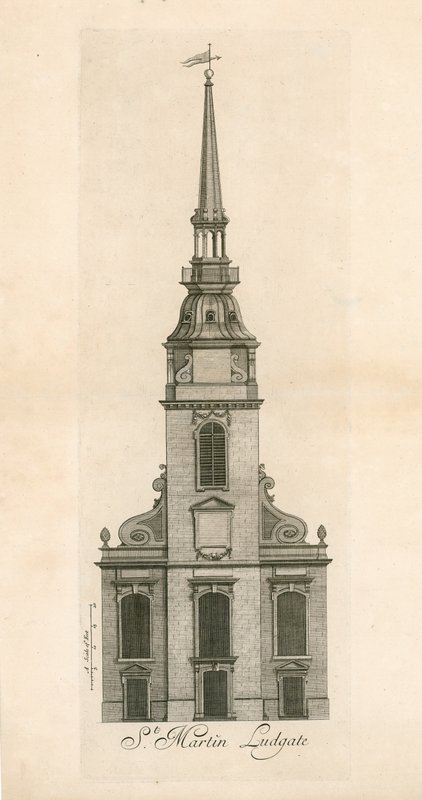 Ludgate Hill, St Martin Ludgate af English School
