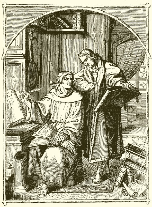 Luther og Melancthon af English School