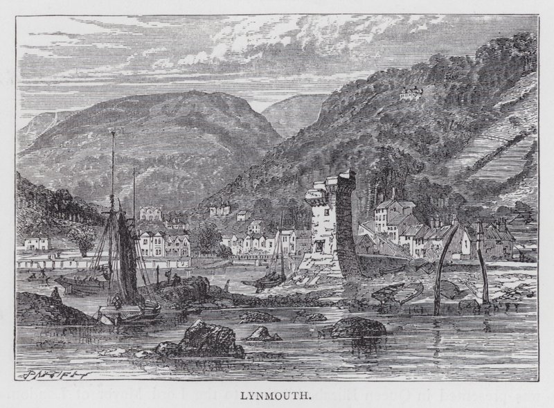 Lynmouth (gravering) af English School