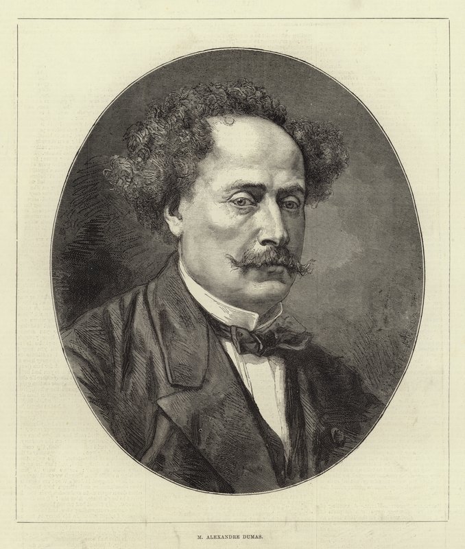 Hr. Alexandre Dumas (gravering) af English School