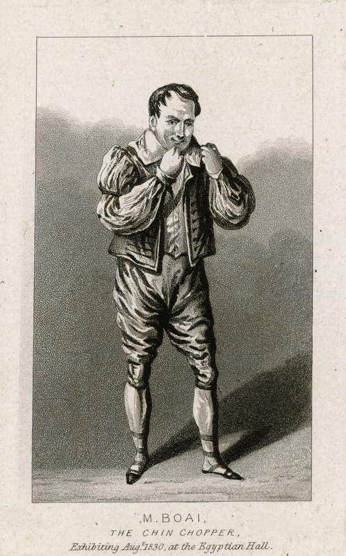 M Boai, Hagehakkeren. august 1830, den egyptiske sal af English School