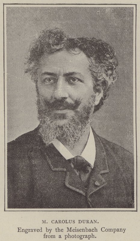 M Carolus Duran (kobberstik) af English School