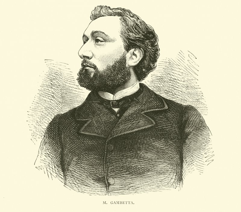 M Gambetta, september 1870 af English School