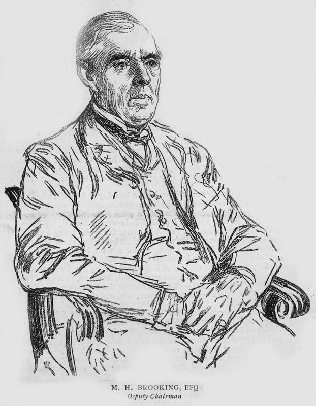 M H Brooking, næstformand i Lloyds af English School