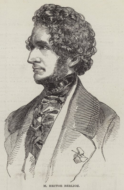 M Hector Berlioz (gravering) af English School
