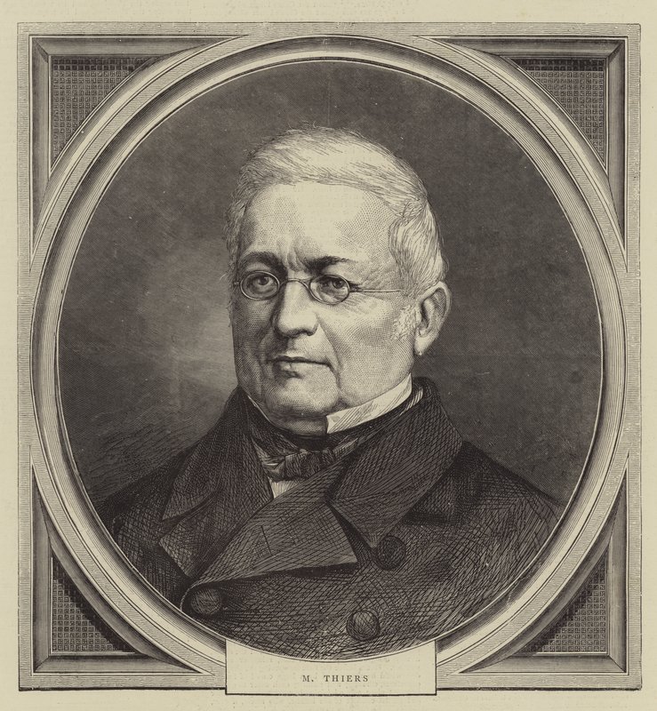 M Thiers (gravering) af English School