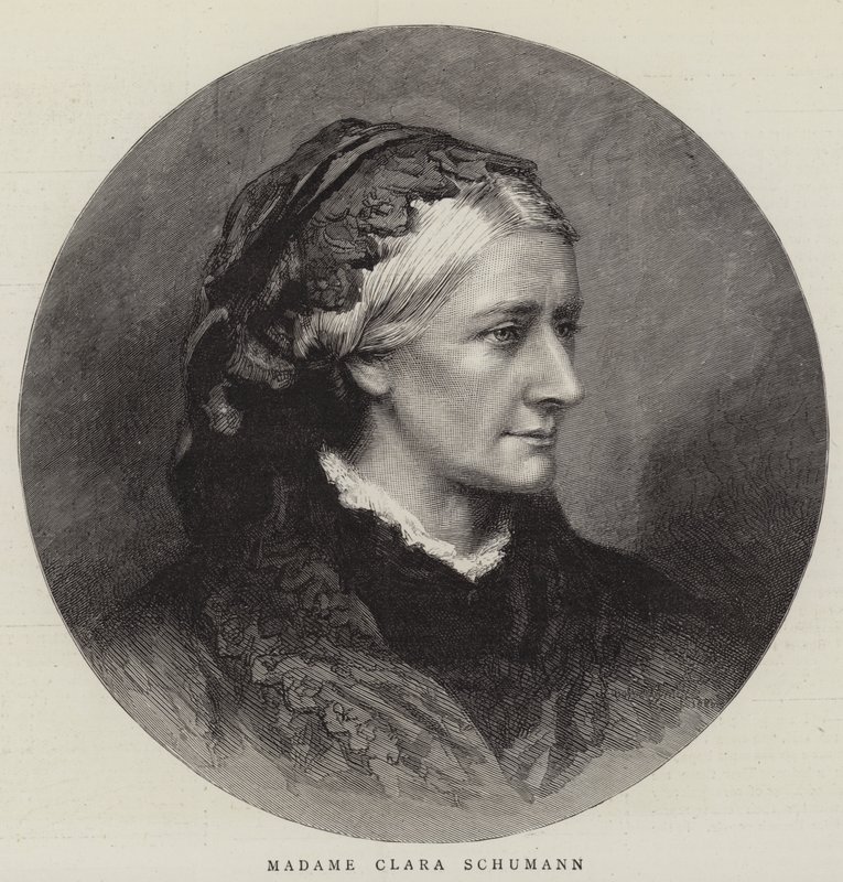 Madame Clara Schumann (gravering) af English School