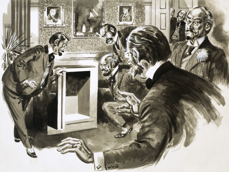 Madame Humbert siges at være blevet efterladt en formue i diamanter af sin mand af English School