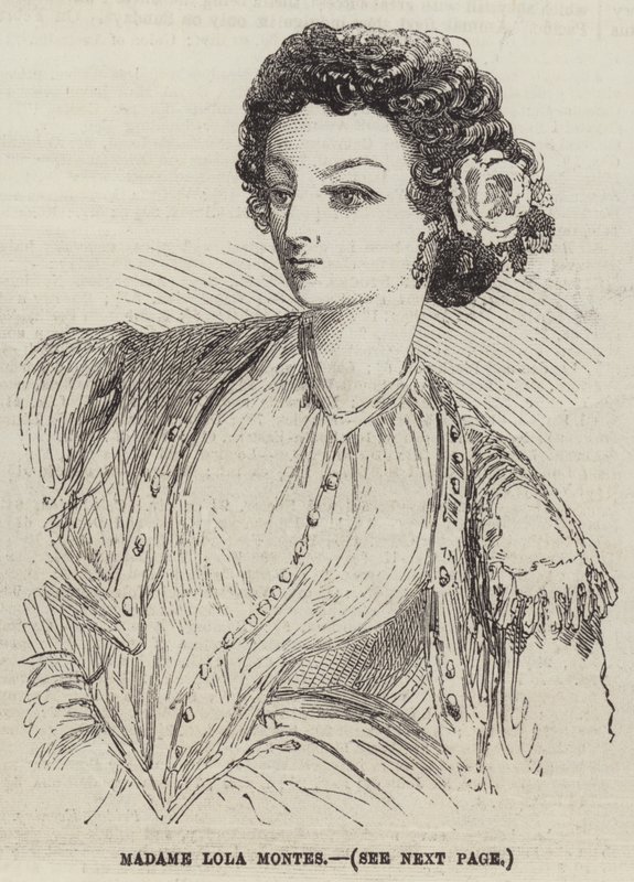 Madame Lola Montes (gravering) af English School
