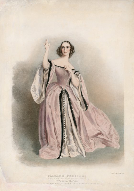 Madame Persiani i Lucia di Lammermoor af English School